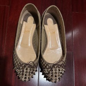 Christian Louboutin Mix Studded Flat